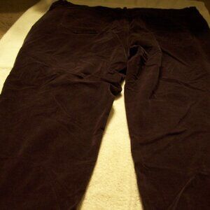 Gloria Vanderbilt women's purple 24W corduroy pants in winter weight